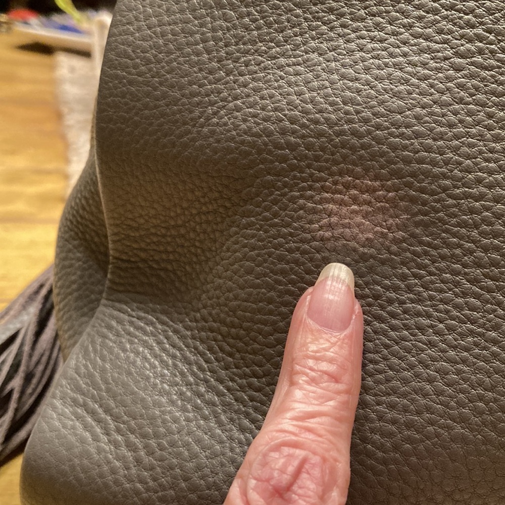 Gray genuine leather purse - Picture 7 of 12